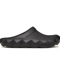Roman Stud Turtle Mules - Schwarz roman-stud