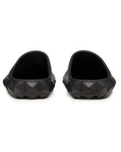 Roman Stud Turtle Mules - Schwarz roman-stud
