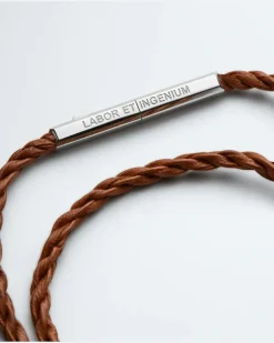 Rope Armband aus Leder-Braun - Herren
