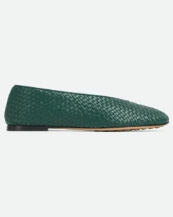 Rosa Ballerinas-Grün - Damen