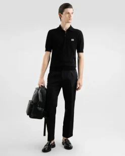 Rucksack Aus Kalbsleder - Mann Rucksäcke Und Bauchtaschen Schwarz