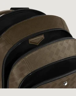Rucksack Groß mit 3 Fächern aus Extreme Leder - Haselnussbraun - Leder - MB221098 - Rucksäcke