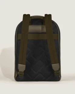 Rucksack Groß mit 3 Fächern aus Extreme Leder - Khaki - Leder - MB221592 - Rucksäcke