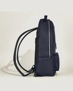 Rucksack Montblanc Companion - Mitternachtsblau - Leder - MB220035 - Rucksäcke