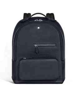 Rucksack Montblanc Companion - Mitternachtsblau - Leder - MB220035 - Rucksäcke