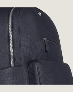 Rucksack Montblanc Companion - Mitternachtsblau - Leder - MB220035 - Rucksäcke