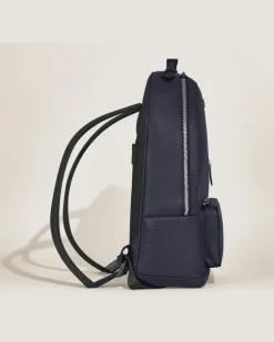 Rucksack Montblanc Companion - Mitternachtsblau - Leder - MB220035 - Rucksäcke