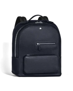 Rucksack Montblanc Companion - Mitternachtsblau - Leder - MB220035 - Rucksäcke