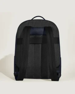 Rucksack Montblanc Companion - Mitternachtsblau - Leder - MB220035 - Rucksäcke