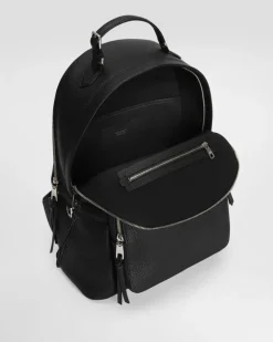 Rucksack Vittoria Aus Kalbsleder - Mann Rucksäcke Und Bauchtaschen Schwarz Black