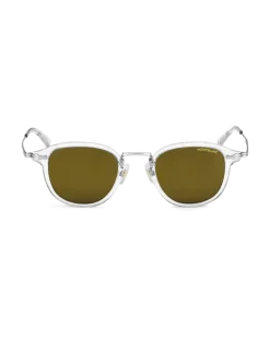 Runde Sonnenbrille mit grauem Spritzgussrahmen - - Eingespritzt - MB133449 - Sonnenbrillen