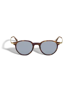 Runde Sonnenbrille mit Havana-Acetatrahmen - Havanna - Kunststoff - MB134461 - Sonnenbrillen