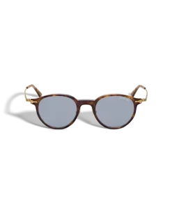 Runde Sonnenbrille mit Havana-Acetatrahmen - Havanna - Kunststoff - MB134461 - Sonnenbrillen