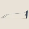 Runde Sonnenbrille mit silberfarbener Metallfassung - MB136913 - Sonnenbrillen