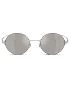 Runde Sonnenbrillen - Sonnenbrille - Unisex - Silber
