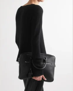 Sac de Jour Full-Grain Leather Briefcase sac-de-jour Black