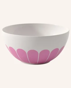 Salat-/Servierschüssel Fleur Couleur weiss Gelb