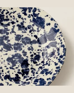 Salatteller Antique Marble Blue