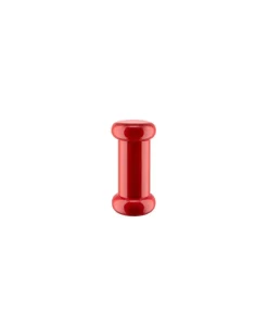 Salz- und Pfeffermühle Alessi 100 Values Collection - Rot - FSC-zertifizierte gedrechselte Buche - Designer Ettore Sottsass