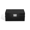 Sammler-Box für Uhren aus Leder mit Krokoprägung - Schwarz - Papier - MB135998 - Sammlerboxen