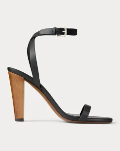 Sandale Graison aus Lammleder Black