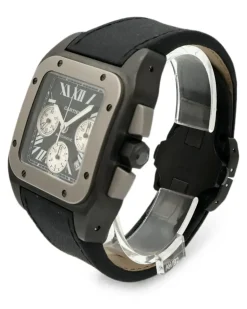 Santos 100 Armbanduhr 41mm - Schwarz