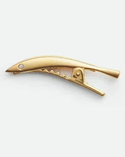 Sardine Haarspange-Gold - Damen
