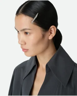 Sardine Haarspange-Silber - Damen