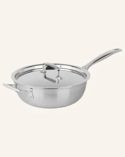 Sauté-Pfanne 3-Ply Antihaft silber