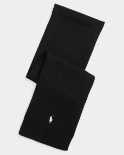 Schal aus gekämmter Baumwolle Black