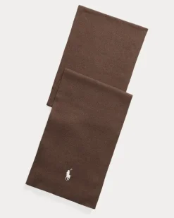 Schal aus gekämmter Baumwolle Brown