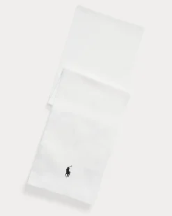 Schal aus gekämmter Baumwolle White