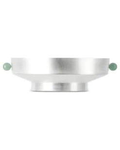 Schale mit Kugeldetail - Silber
