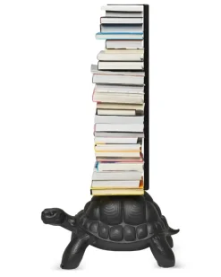 Schildkröte-Buchstütze - Schwarz