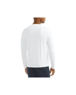 Schlafshirt aus Baumwolljersey White