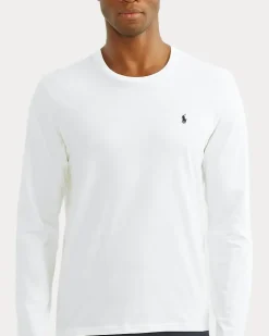 Schlafshirt aus Baumwolljersey White
