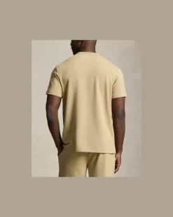 Schlafshirt mit Logo aus French Terry Tan