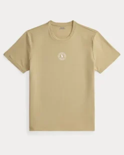 Schlafshirt mit Logo aus French Terry Tan
