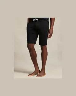 Schlafshorts aus Baumwolle Black