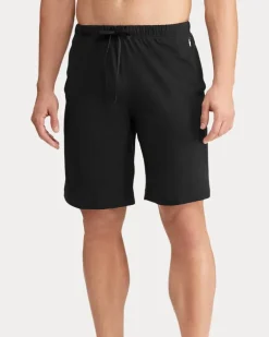 Schlafshorts aus Baumwolle Black