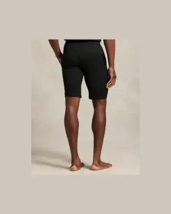Schlafshorts aus Baumwolle Black