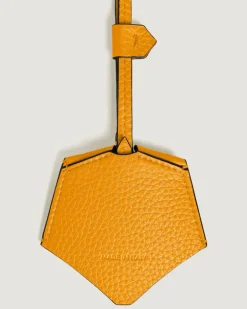 Schlüsselanhänger aus Grain Leder - Safranorange - Leder - MB221833 - Schlüsselringe & Schlüsseletuis