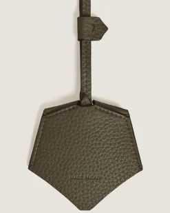 Schlüsselanhänger aus Grain Leder - Khaki - Leder - MB221831 - Schlüsselringe & Schlüsseletuis