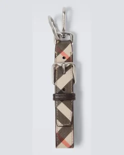 Schlüsselanhänger Burberry Check Beige