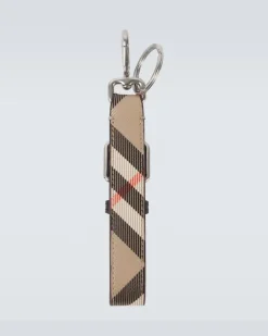 Schlüsselanhänger Burberry Check Beige