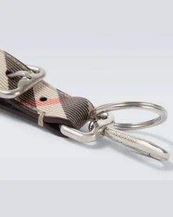 Schlüsselanhänger Burberry Check Beige