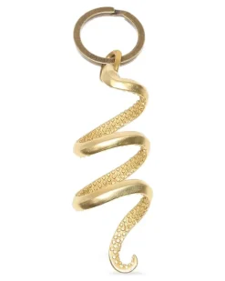 Schlüsselanhänger mit Leuchtenhalter - Gold