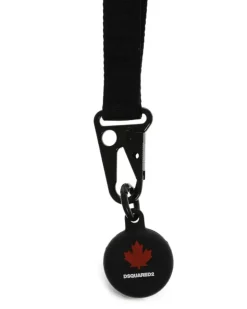 Schlüsselanhänger mit Logo - Schwarz