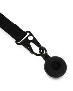 Schlüsselanhänger mit Logo - Schwarz