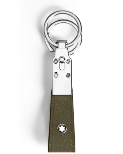 Schlüsselanhänger mit Schlaufe aus Sartorial Leder - Khaki - Leder - MB221354 - Schlüsselringe & Schlüsseletuis
